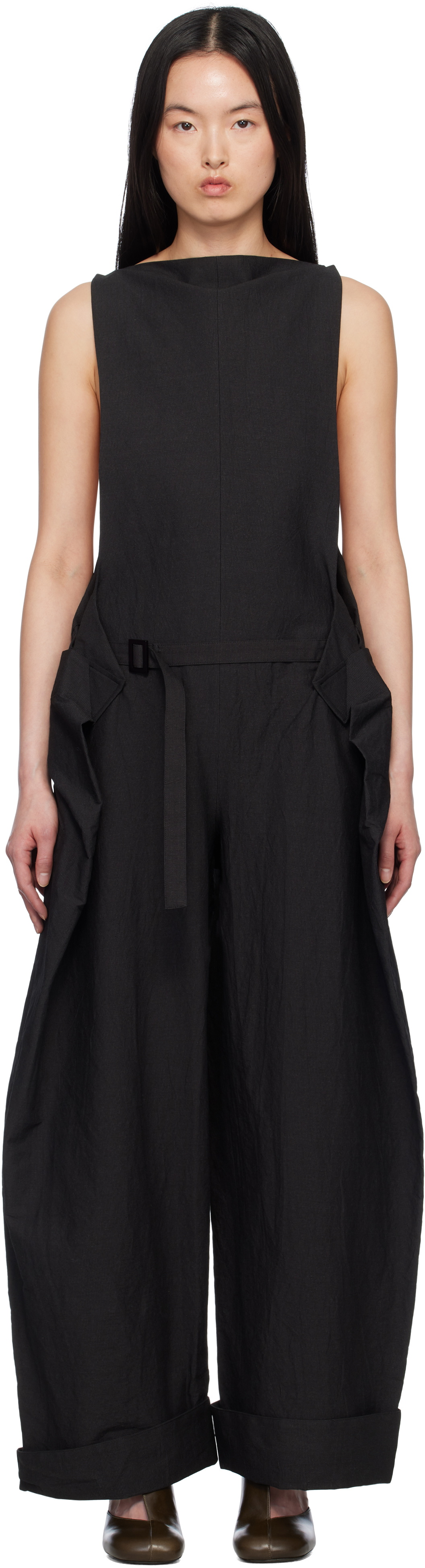 ISSEY MIYAKE Black Fold To Form Jumpsuit