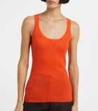 Gabriela Hearst Nevin pointelle cashmere and silk tank top