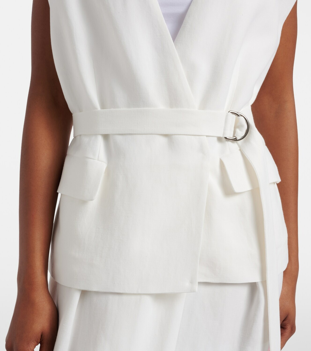 Brunello Cucinelli Belted wrap dress