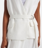 Brunello Cucinelli Belted wrap dress