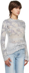 TheOpen Product Silver Boat Neck Sweater