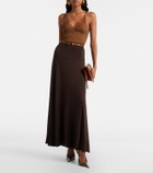 Saint Laurent Knitted maxi skirt