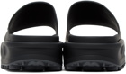Gucci Black Interlocking G Slide Sandals