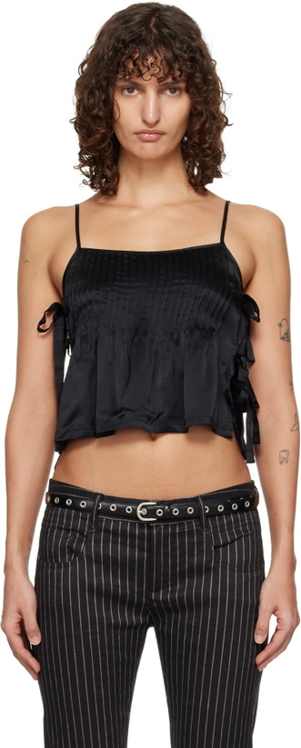 Photo: R13 Black Square Neck Tie Camisole