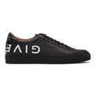 Givenchy Black and White Reverse Logo Urban Street Sneakers