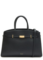 Demellier The Hudson Midi Grained Leather top Handle bag - Black - One Size