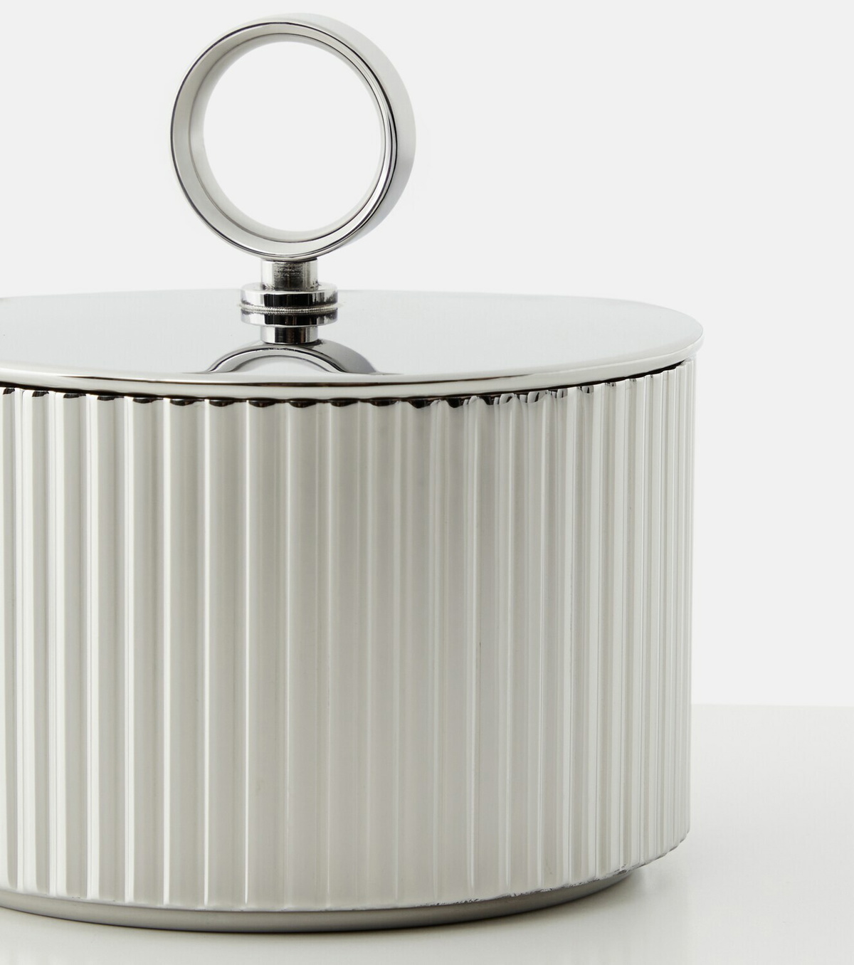 Georg Jensen Bernadotte sugar bowl and spoon set by Sigvard Bernadotte