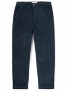 Universal Works - Kyoto Tapered Cotton-Corduroy Trousers - Blue