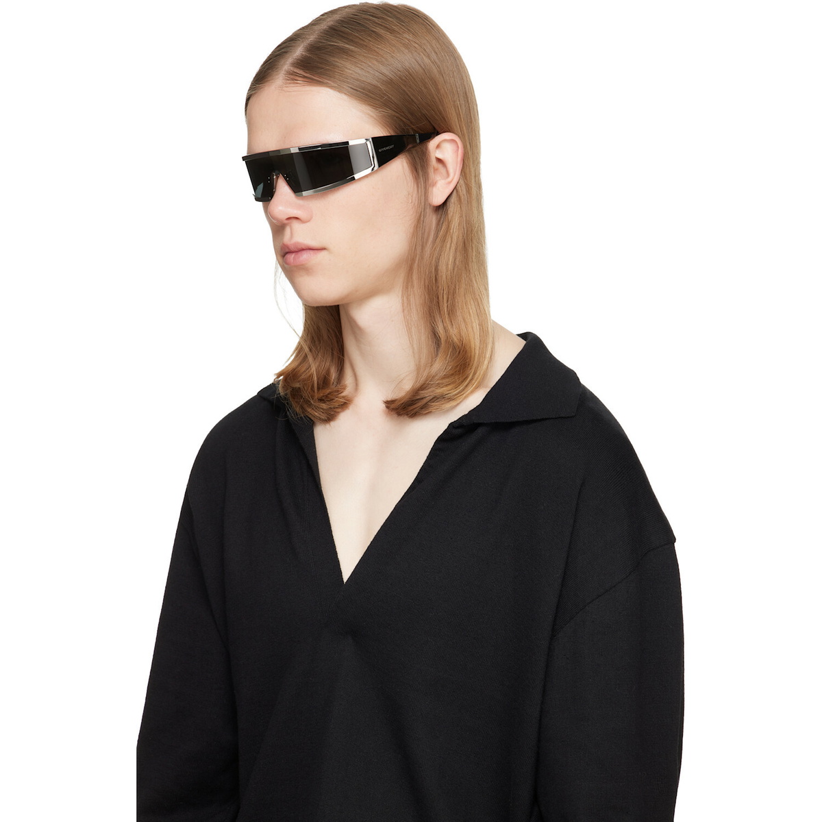 Givenchy Silver Square Sunglasses