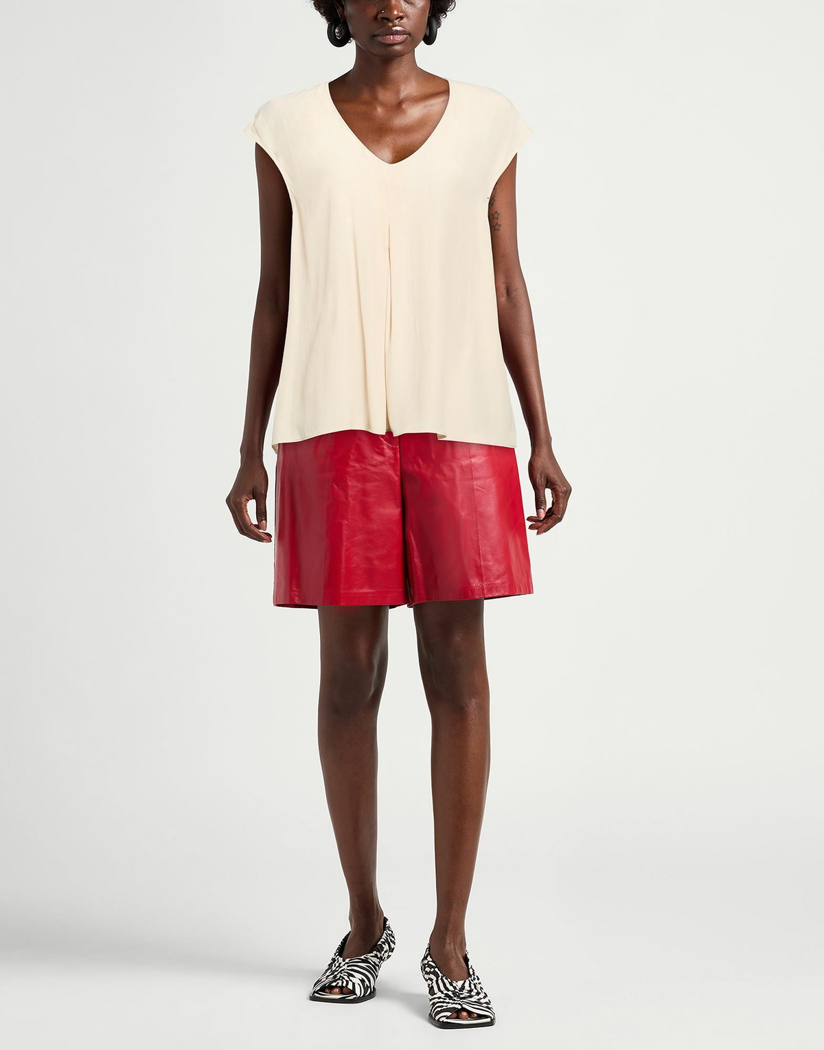 Jijil Womens Top in Beige