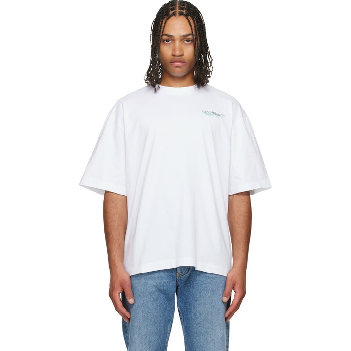 Photo: Off-White White Moon Arrow S/S Skate T-shirt