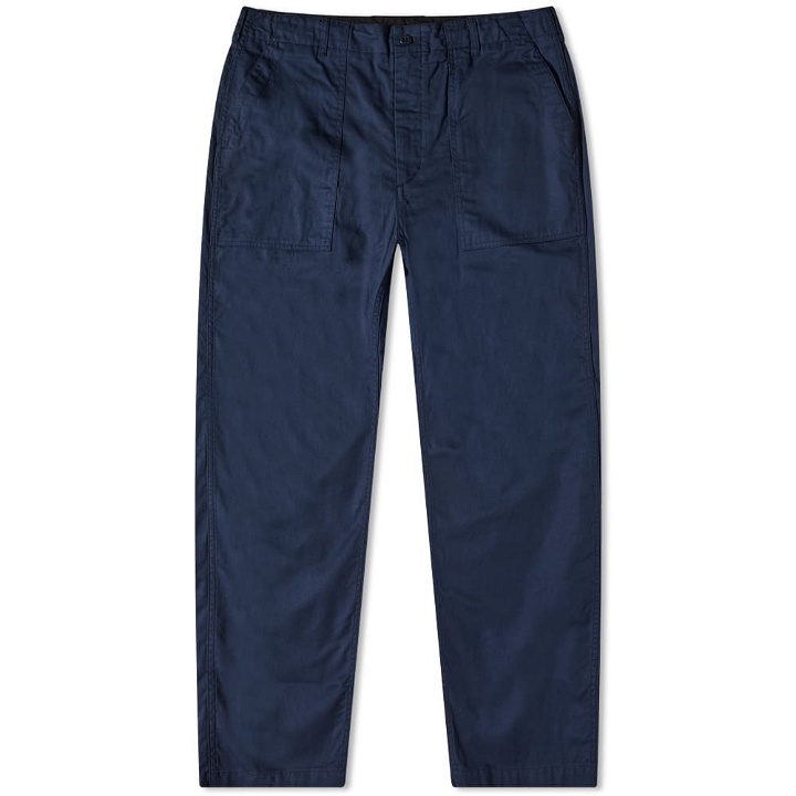 Photo: Engineered Garments Men's Fatigue Pant in Navy Twill