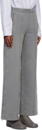 OUR LEGACY Gray Garment-Dyed Lounge Pants