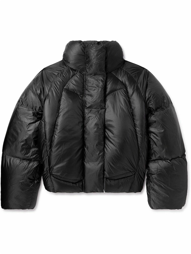 Photo: Entire Studios - UVR Cropped Padded Shell Down Jacket - Black