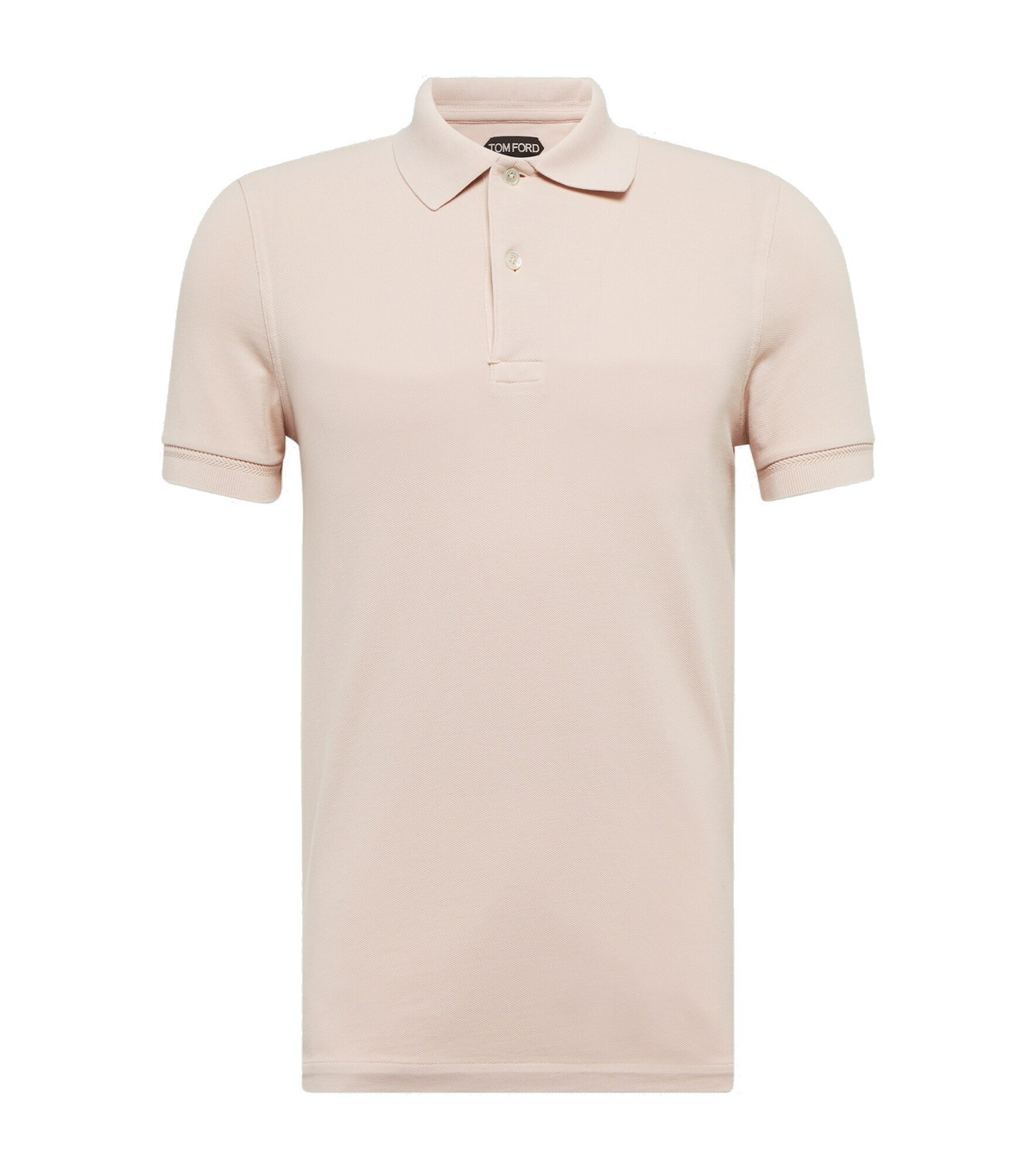 Tシャツ・カットソー TOM FORD White Piquet Polo Shirt LYOCELL PIQUET POLO | Tom Ford Fashion