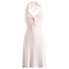 Fruity Booty Women's Polka Midi Dress in Red/White