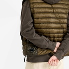 C.P. Company Men's D.D. Shell Lens Down Vest in Ivy Green