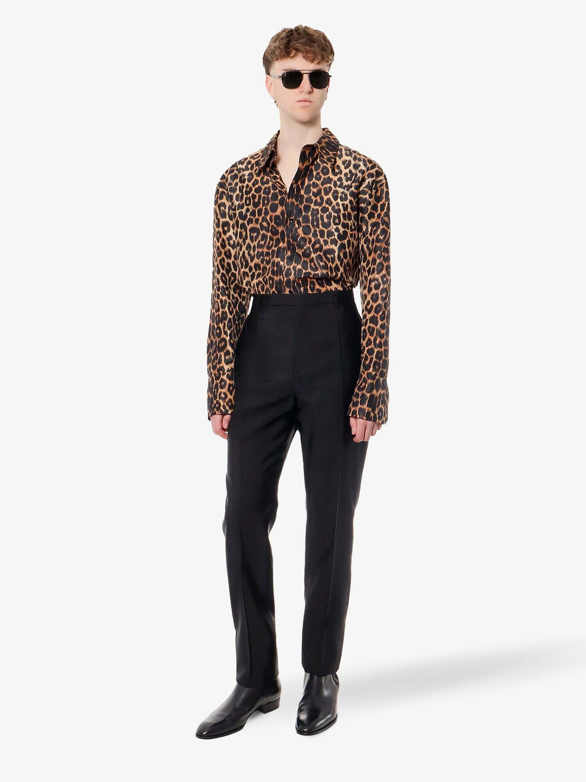 Saint Laurent Trouser Black Mens Pant Saint Laurent