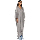 Rick Owens Gray Tower Tommykite Maxi Dress