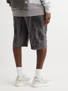 A-COLD-WALL* - Overdyed Loopback Cotton-Jersey Shorts - Gray