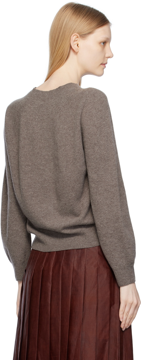 UMBER POSTPAST Brown Brushed Sweater