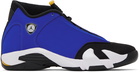 Nike Jordan Blue & Black Air Jordan 14 Retro Sneakers