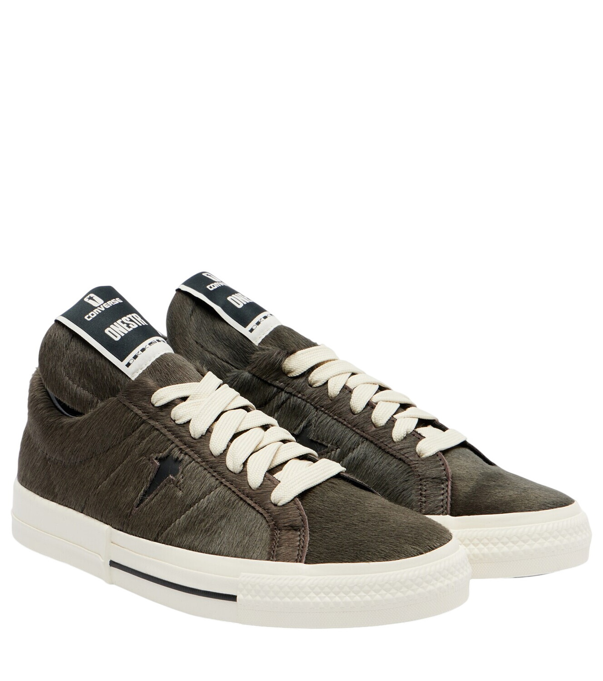 靴 Rick Owens drkshdw abstract fur 43 Rick Owens - DRKSHDW Abstract faux fur sneakers Rick Owens