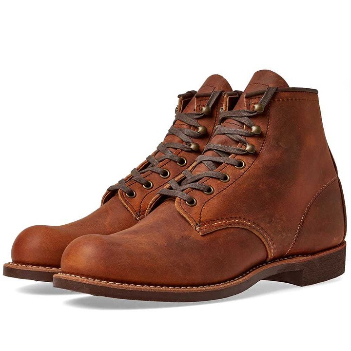 Photo: Red Wing 3343 Heritage Work 6" Blacksmith Boot Copper Rough & Tough