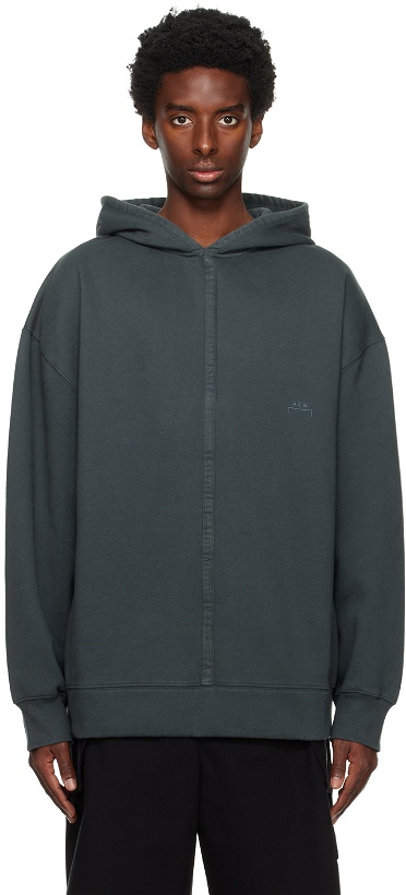 Photo: A-COLD-WALL* Gray Embroidered Hoodie