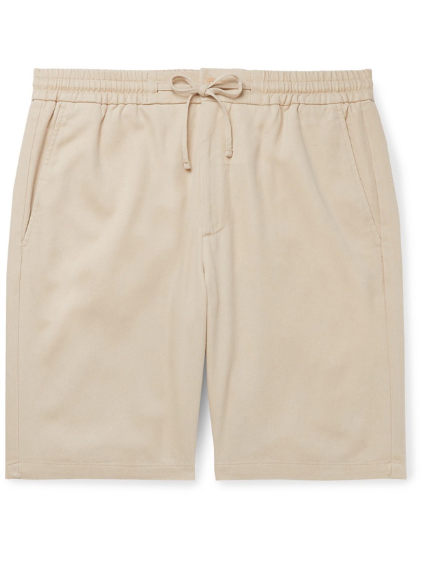 Photo: NN07 - Seb Lyocell Drawstring Shorts - Neutrals