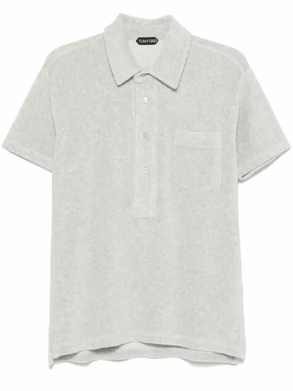 TOM FORD Black Towelling Polo TOM FORD