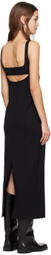 Helmut Lang Black Cutout Maxi Dress