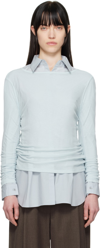 Photo: AMOMENTO Blue Round T-shirt