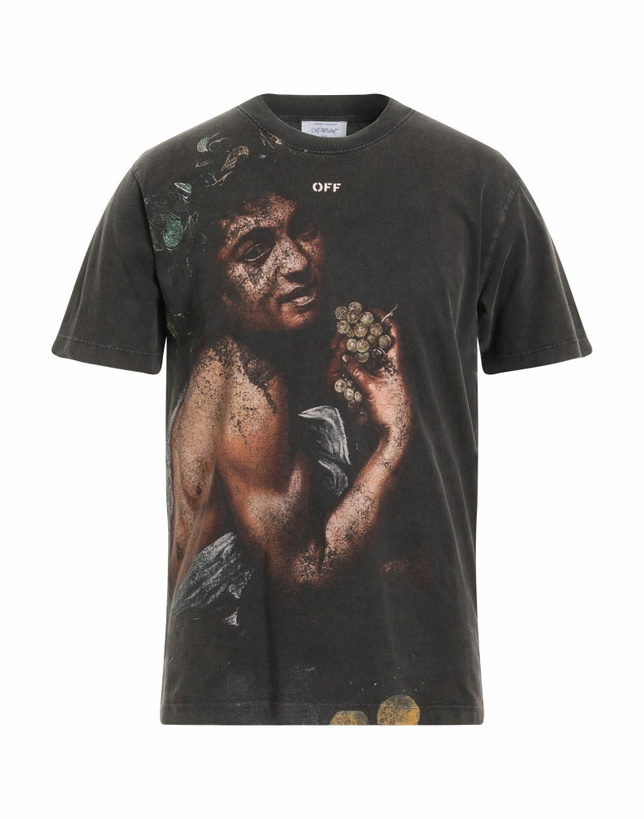 Photo: Off-white Mens T-shirt Dark in Brown