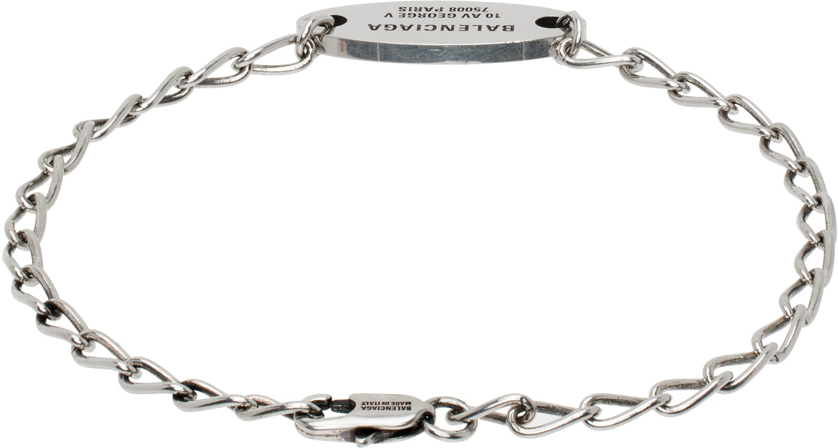 Balenciaga Silver Everyday Bracelet Balenciaga