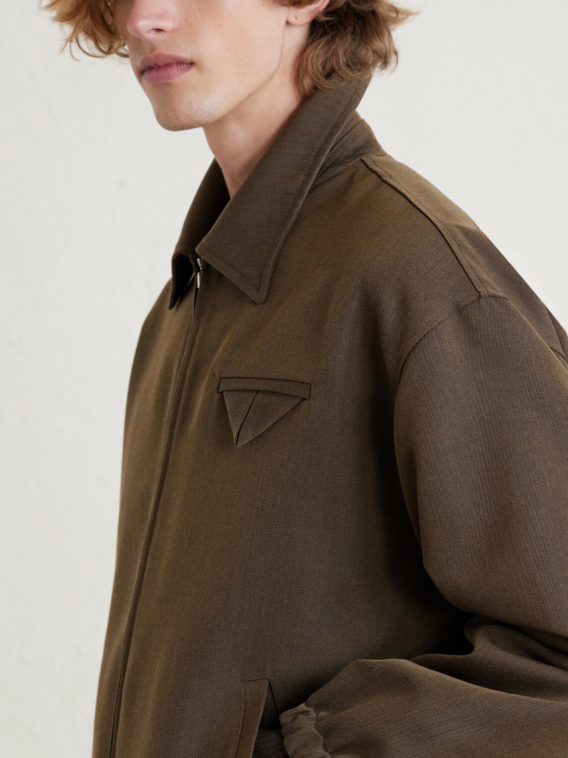 Bottega Veneta - Wool-Twill Blouson Jacket - Brown