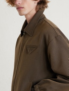 Bottega Veneta - Wool-Twill Blouson Jacket - Brown