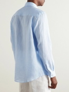 Purdey - Linen Shirt - Blue