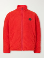 Willy Chavarria - Logo-Appliquéd Fleece Jacket - Red