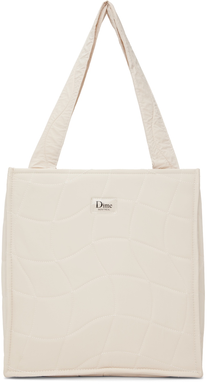 Photo: Dime Beige Quilted Tote