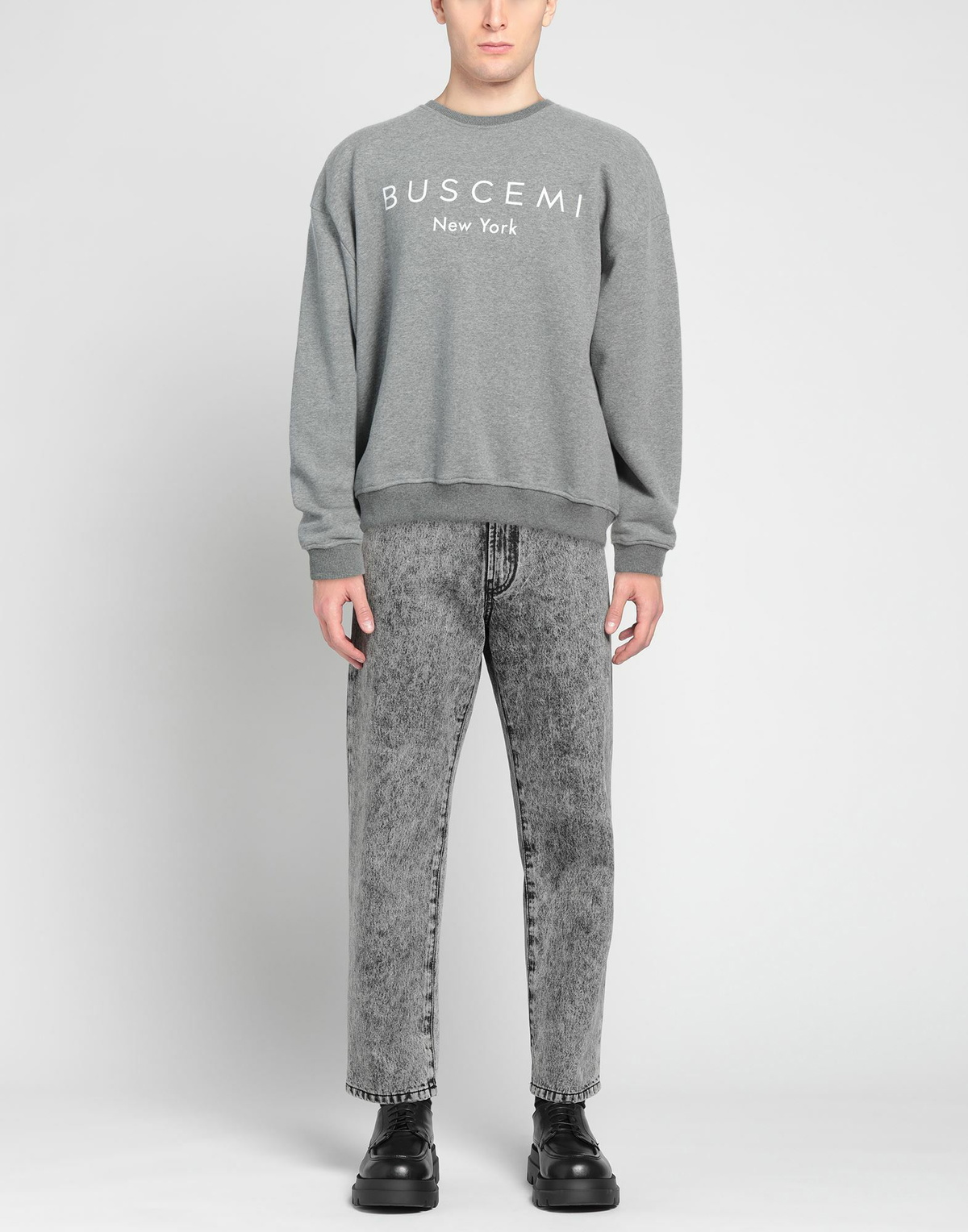 Buscemi Mens Sweatshirt in Grey