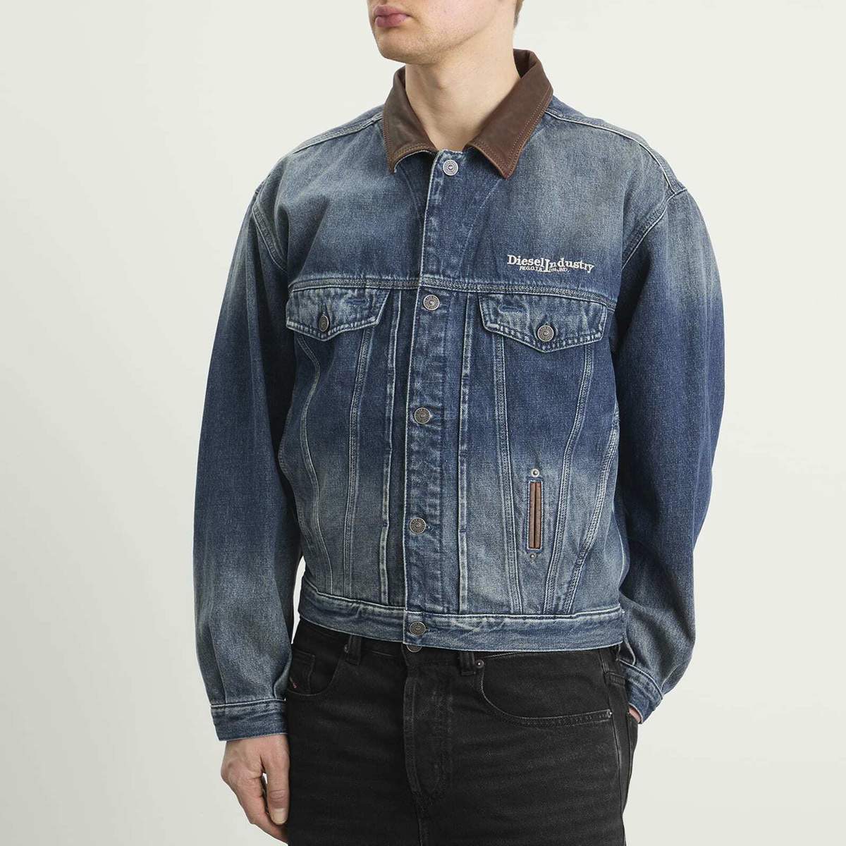 Diesel Men's Denver Denim Jacket in Blue