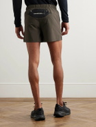 Portal - Marka Liner 5" Mesh-Trimmed Recycled-Shell Running Shorts - Green