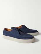 Mr P. - Larry Regenerated Suede by evolo® Derby Shoes - Blue