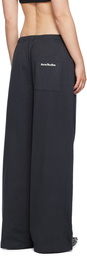 Acne Studios Black Printed Lounge Pants