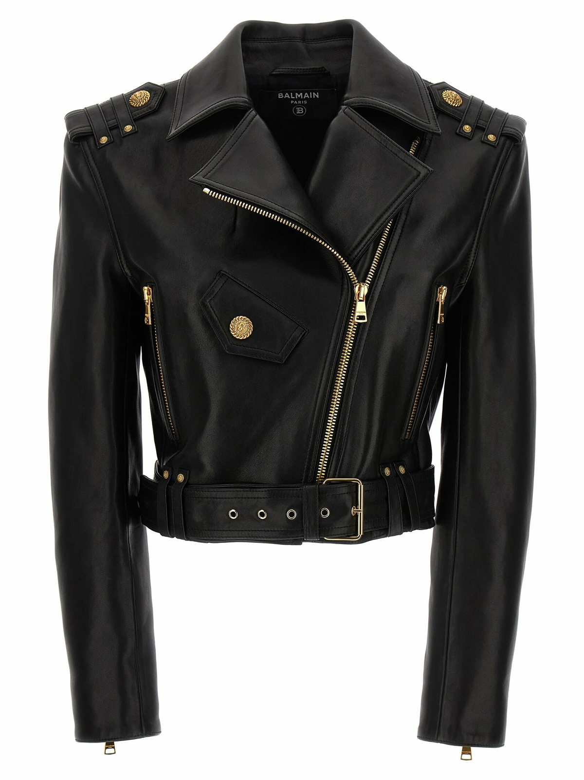 ジャケット BALMAIN Women Jackets DF0SK457PC64EAW Black BALMAIN Women Jackets DF0SK457PC64EAW Black (BALMAIN