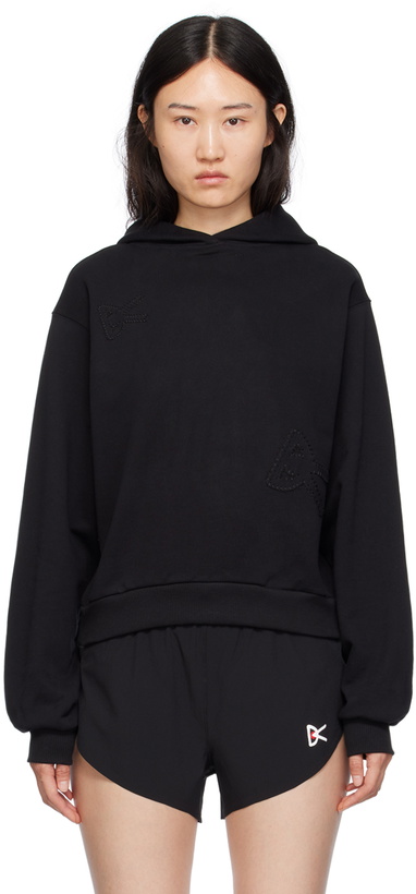 Photo: District Vision Black Cropped Hoodie