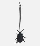 JW Anderson Beetle metallic leather bag charm