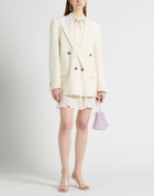 Msgm Womens Blazer Ivory