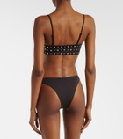 Staud Dana satin bikini bottoms